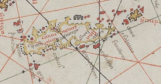 1582 Atlas nautique du monde composé de sept cartes manuscrites sur vélin : Martines, Joan (1556-1590).jpg